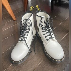 White Doc Martens Size 7